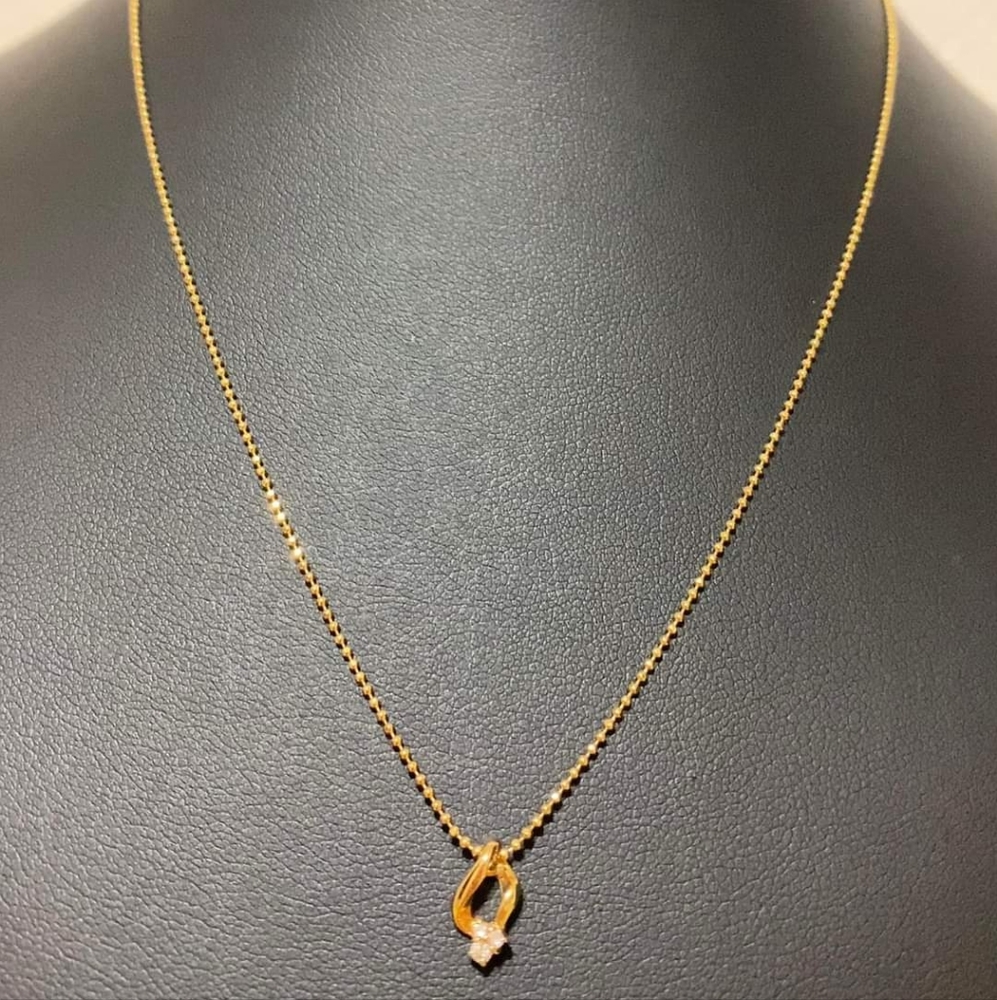 SOLD! 18K Solid YG Necklace